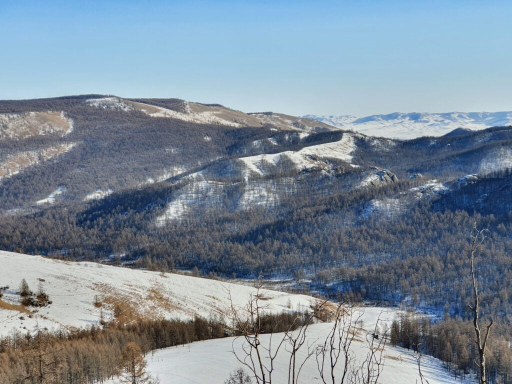 Tsagaan Sar Lunar New Year 21 Mountain in Winter